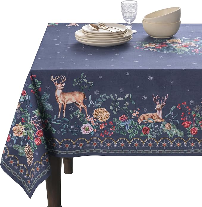 Maison d' Hermine Table Cloth Square Table 100% Cotton 54 x 54 Inches Fall by MaisondHermine