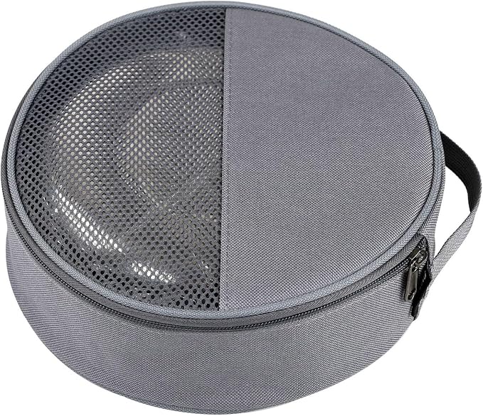 Round Plate Carriers Bag with Zippers and Handle - Image 4