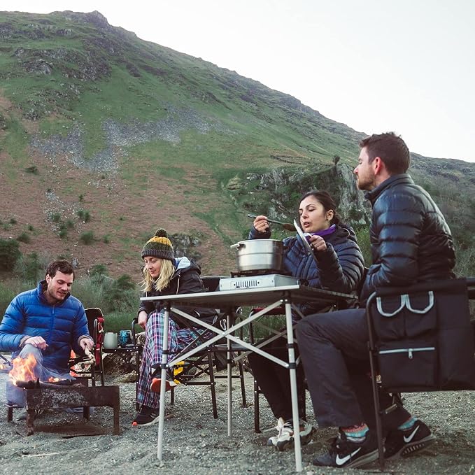 SUNNYFEEL Outdoor Folding Table | Lightweight Compact Aluminum Camping Table - Image 2