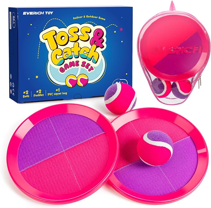 EVERICH TOY Upgraded Toss and Catch Ball Game Set, Kids Toy Stocking Stuffers by EVERICHTOY
