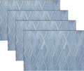 Druable Placemats Set of 4, Plastic Heat-Resistant Non-Slip Vinyl Place Mats by PandaPalm