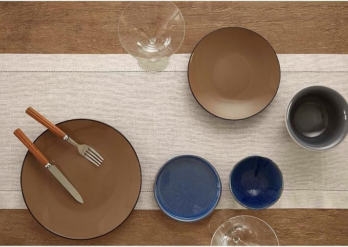 Solino Home Linen Light Natural Table Runner 72 Inches Long - Image 9