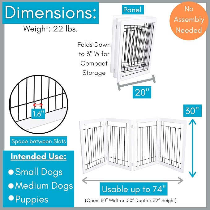 Internet's Best Traditional Wire Dog Gate - Image 3