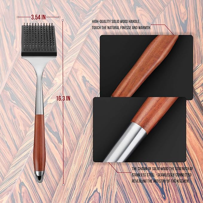 KULUNER Premium Grill Brush and Scraper - Image 2