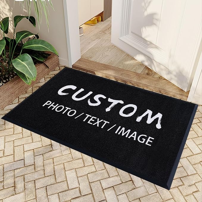 Custom Rugs with Logo Doormat Runner Personalized Commercial Area Carpet with - Image 9