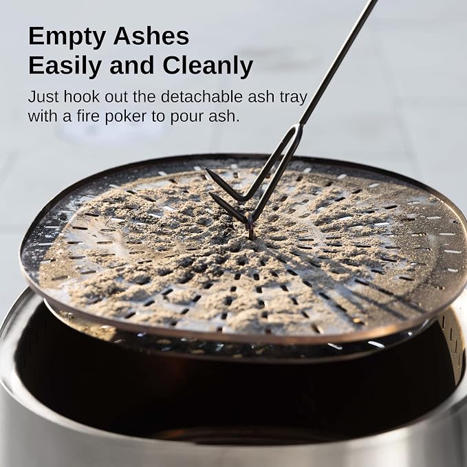 EAST OAK Camber Smokeless Fire Pit 17'' - Image 7