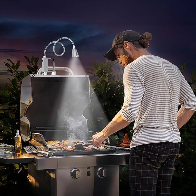 BBQ Grill Lights Magnetic Base Super-Bright LED Lights-360 Degree Flexible - Image 2
