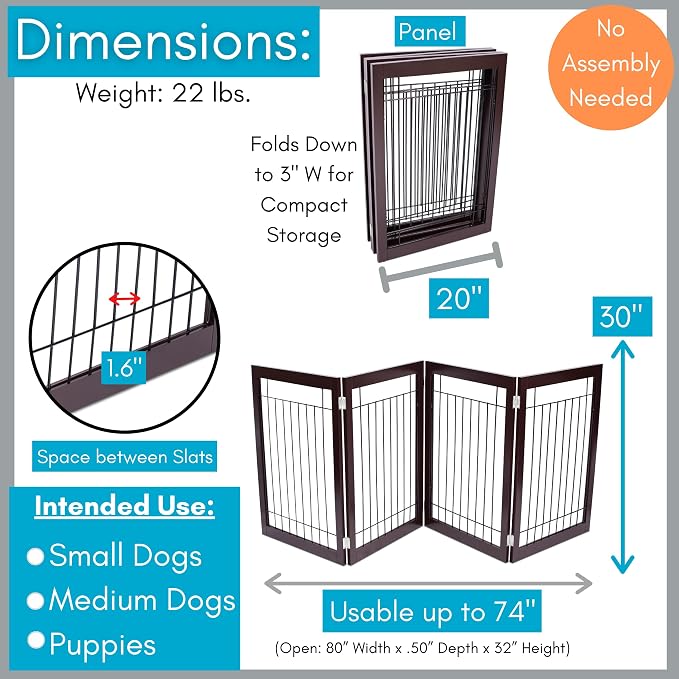 Internet's Best Traditional Wire Dog Gate - Image 3