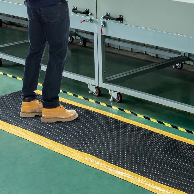 3' x 12' ESD Anti-Fatigue Conductive Mat, Durable Heavy Duty Diamond Plate - Image 9