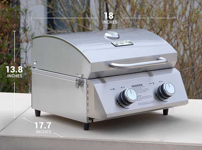 Monument Grills Tabletop Propane Gas Grill - Image 3