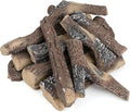 Gas Fireplace Logs 10pcs Fake Fireplace Logs Faux Electric Fireplace Logs by Uniflasy