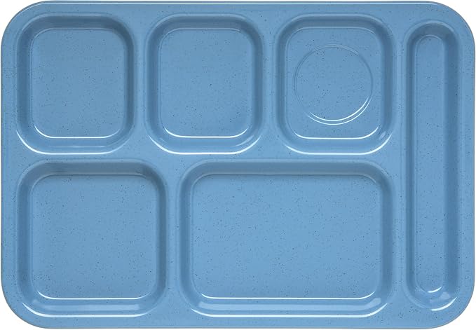 Carlisle FoodService Products Right-Hand Heavyweight 6-Compartment Melamine - Image 2