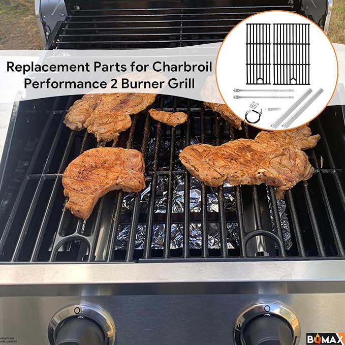 BQMAX 17 Inch Grill Parts Kit for Charbroil Performance 2 Burner 463660421 - Image 7