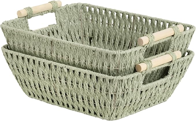 StorageWorks Large Wicker Storage Basket by StorageWorks