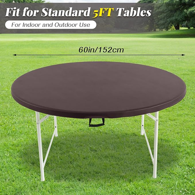 LURKA Round PU Leather Table Cover/Tablecloth - Image 3