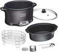 WESTON BRANDS 2-in-1 Indoor Electric Smoker & Programmable Slow Cooker by Weston