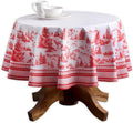 Maison d' Hermine Table Cloth Round Table 100% Cotton 63 Inches Fall Tablecloth by MaisondHermine