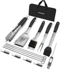 HAUSHOF Large Grilling Accessories, BBQ Grill Set, Heavy Duty Stainless Steel by HAUSHOF