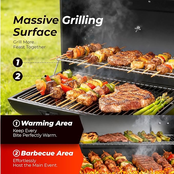 Outvita Barrel Charcoal Grill - Image 3