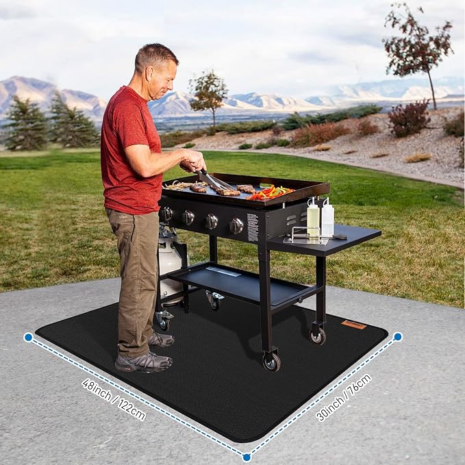MODIGT 48 ×30 inch Under Grill mat, Double-Side Fireproof & Heat-Resistant - Image 6