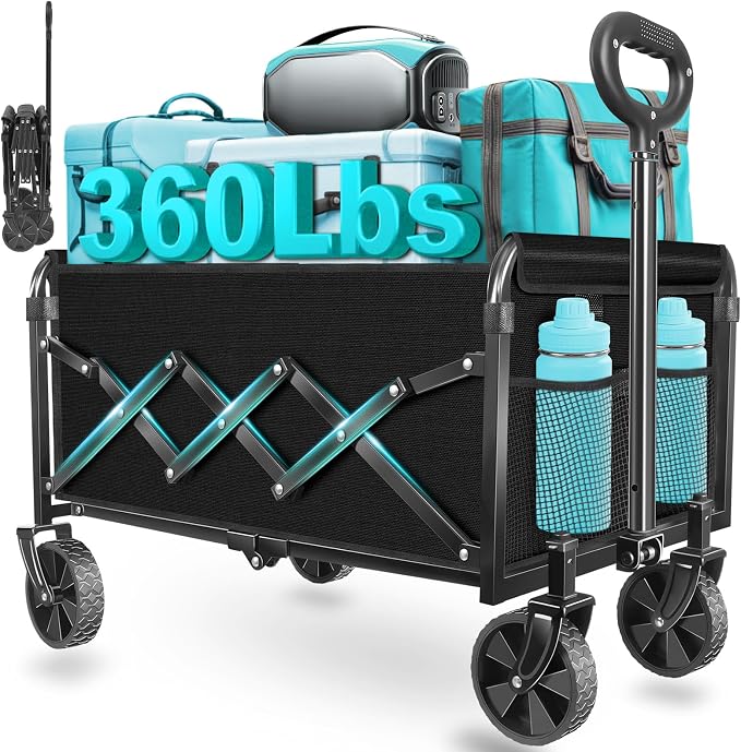 Wagons Carts Foldable, Collapsible Wagon by ARTISTSDREAM