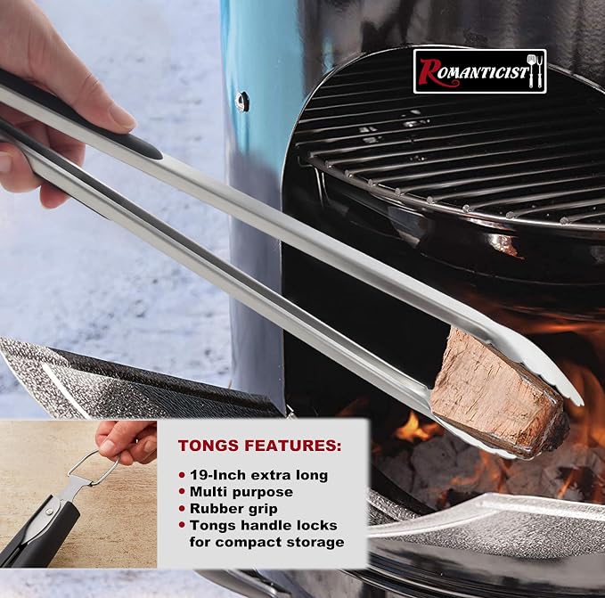 ROMANTICIST 4pc Heavy Duty Grill Accessories - Image 5