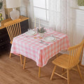 Cupuamon 2 Pack Waterproof Polyester Fabic Square Checkered Tablecloth，54x54 by Cupuamon