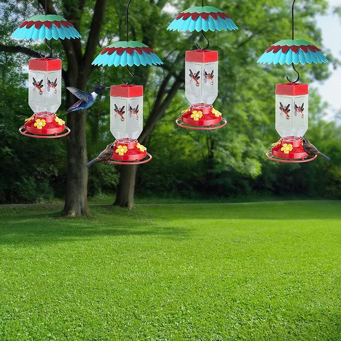 8" Bird Feeder Cover with Ant Moat, Skaithee Bird Feeder Baffle with - Image 7