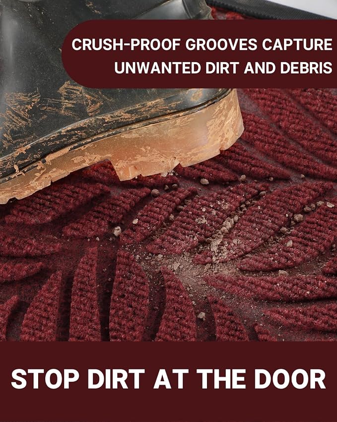 Yimobra 36x24 Large Door Mat Outdoor Indoor, All-Season Waterproof Door Mat - Image 3