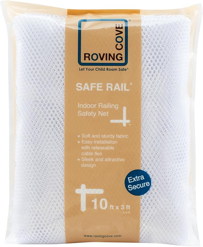 Roving Cove Stair Banister Guard 10ft x 3ft, Railing Safety Net - Image 7