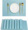 Placemats Set of 8，Non-Slip PVC Weave Table Mats Easy to Clean，Heat Resistant by flohar