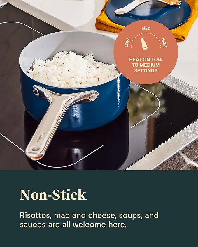 Caraway Nonstick Ceramic Sauce Pans - Image 5
