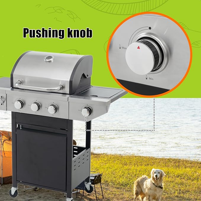 Zateety 3 Burner Propane Grill - Image 8