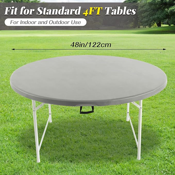 LURKA Round PU Leather Table Cover/Tablecloth - Image 2