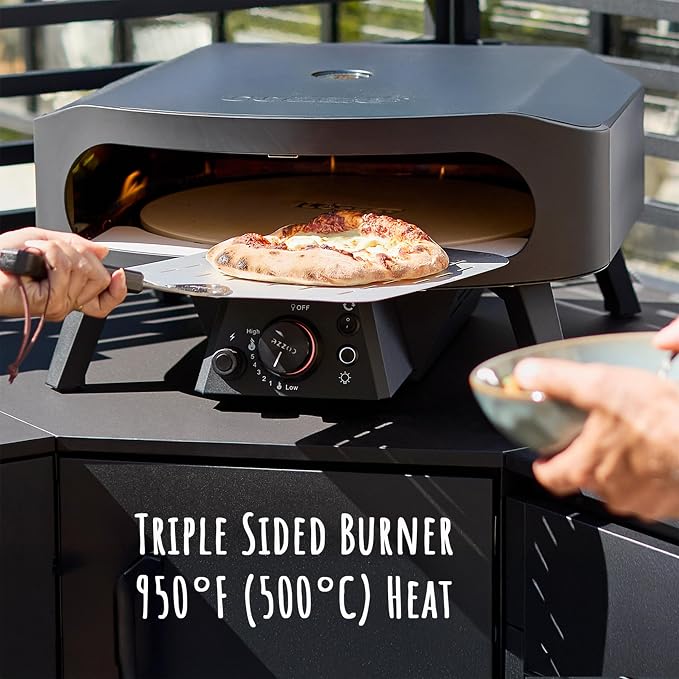 13" Gas Pizza Oven with Rotating Pizza Stone - Image 3
