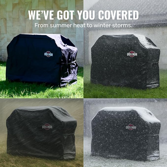 Grillman Grill Cover, BBQ Outdoor Grill Covers, Gas Grills, Waterproof - Image 5