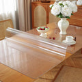 Frosted Clear Table Protector 42 x 72 Inch, 1.5mm Thick Plastic Table Cover by OstepDecor