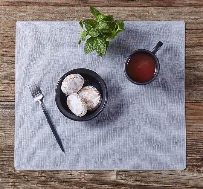 modern-twist 14 x 16 Silicone Placemat, PVC-Free Table Mat, Dishwasher Safe - Image 2