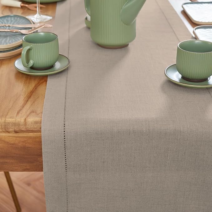 Solino Home Linen Table Runner 120 Inches Long - Image 2