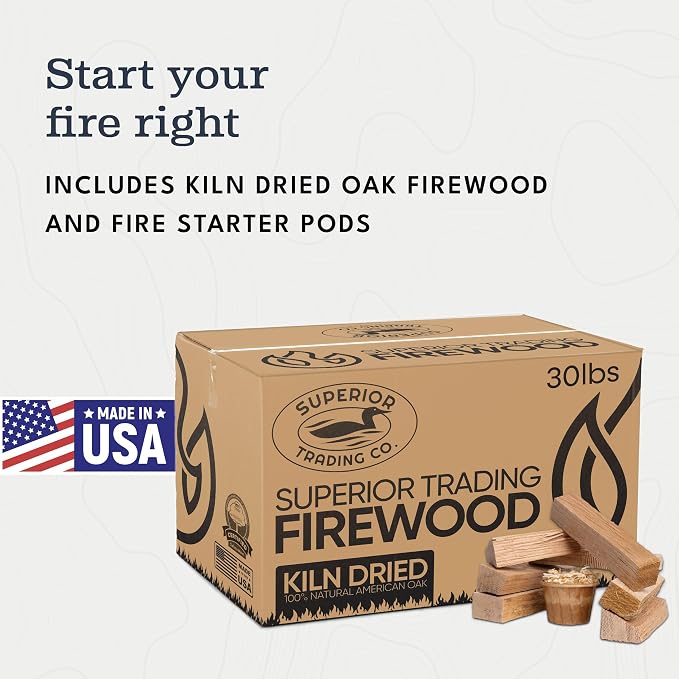 Superior Trading Natural Oak Mini Fire Stick w/Fire Starter Pods, Fireplaces - Image 2