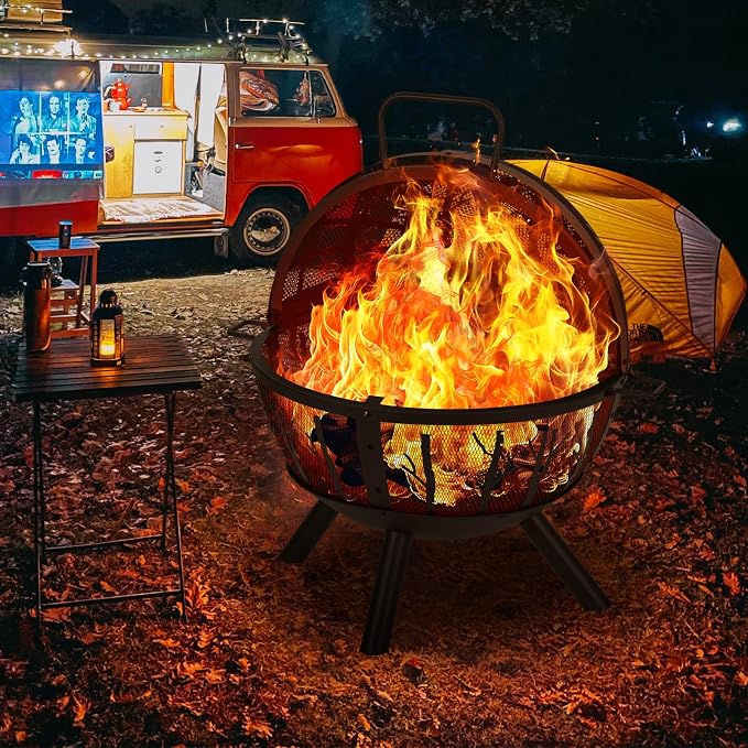 35 Inch Wood Burning Fire Pit - Image 7