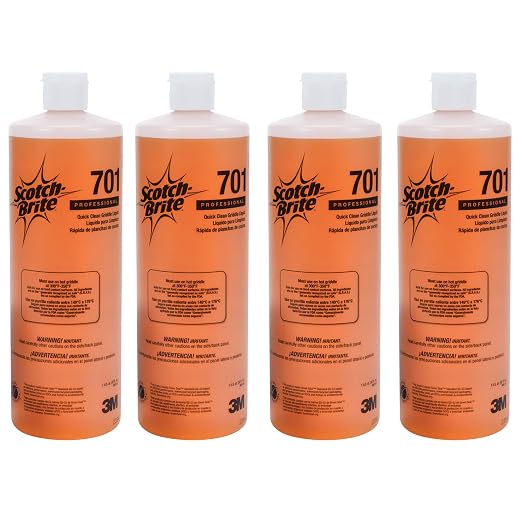 3M H-701-32OZ Scotch-Brite Griddle Cleaning, Quick Clean Liquid 701, 4 Quarts by 3MIndustrial