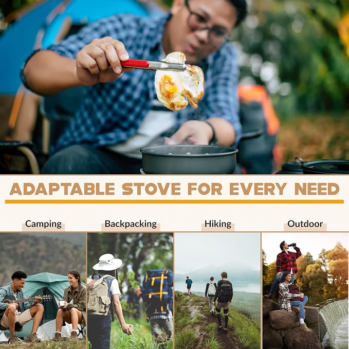 Roamix 54, 500 BTU Multi-Fuel Portable Camping Stove – 16, 000W Collapsible - Image 9