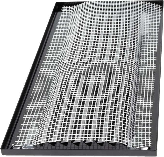 Repa Market 8x4 Inch Air Vent Cover/Black Galvanized Steel Louvered Grill Cover - Image 9