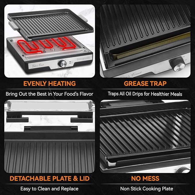 Baker's Friend Smokeless Indoor Grill - Image 5