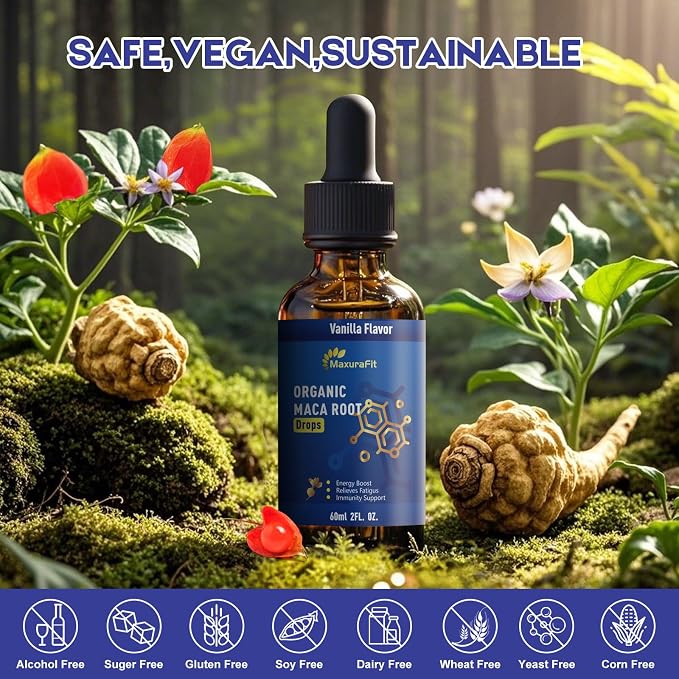 Maca Root Ashwagandha Liquid Drops - Image 4