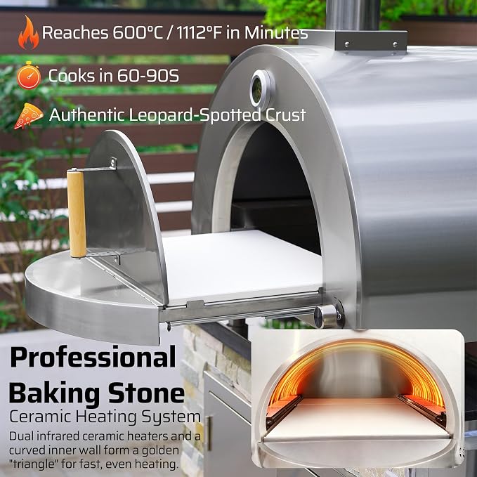 Gas Pizza Oven 16 Inch - Image 4