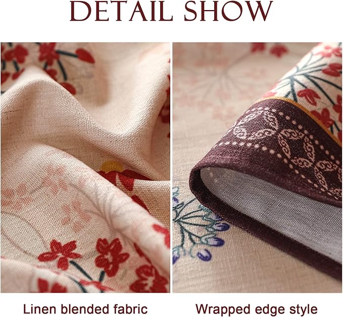 patdrea Designer French Linen Long Tablecloth - Image 5