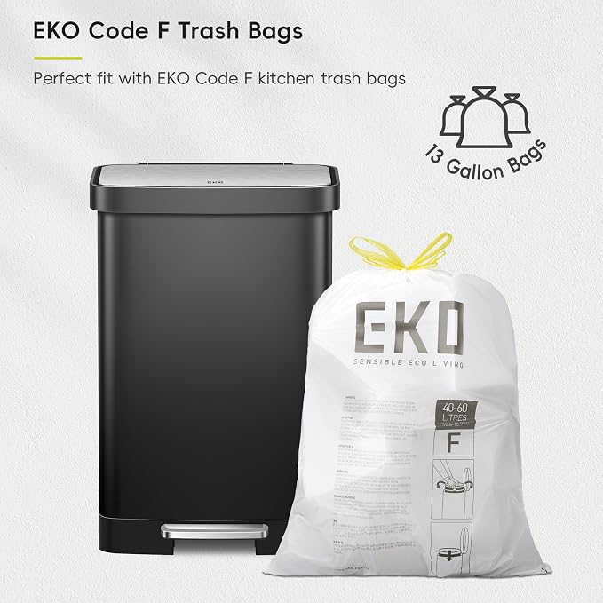 EKO Hudson 50 Liter/13.2 Gallon Kitchen Trash Can - Image 3