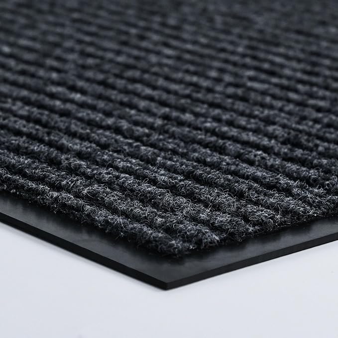 Durable Front Door Mat, Heavy Duty Indoor Outdoor Doormat, Stain and Fade by 100pointONE